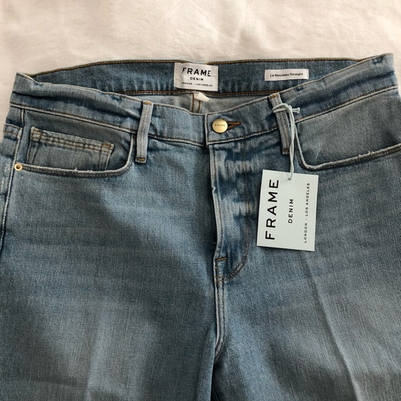 Frame Denim “Le Nouveau” Straight Crop - Picture 9 of 12